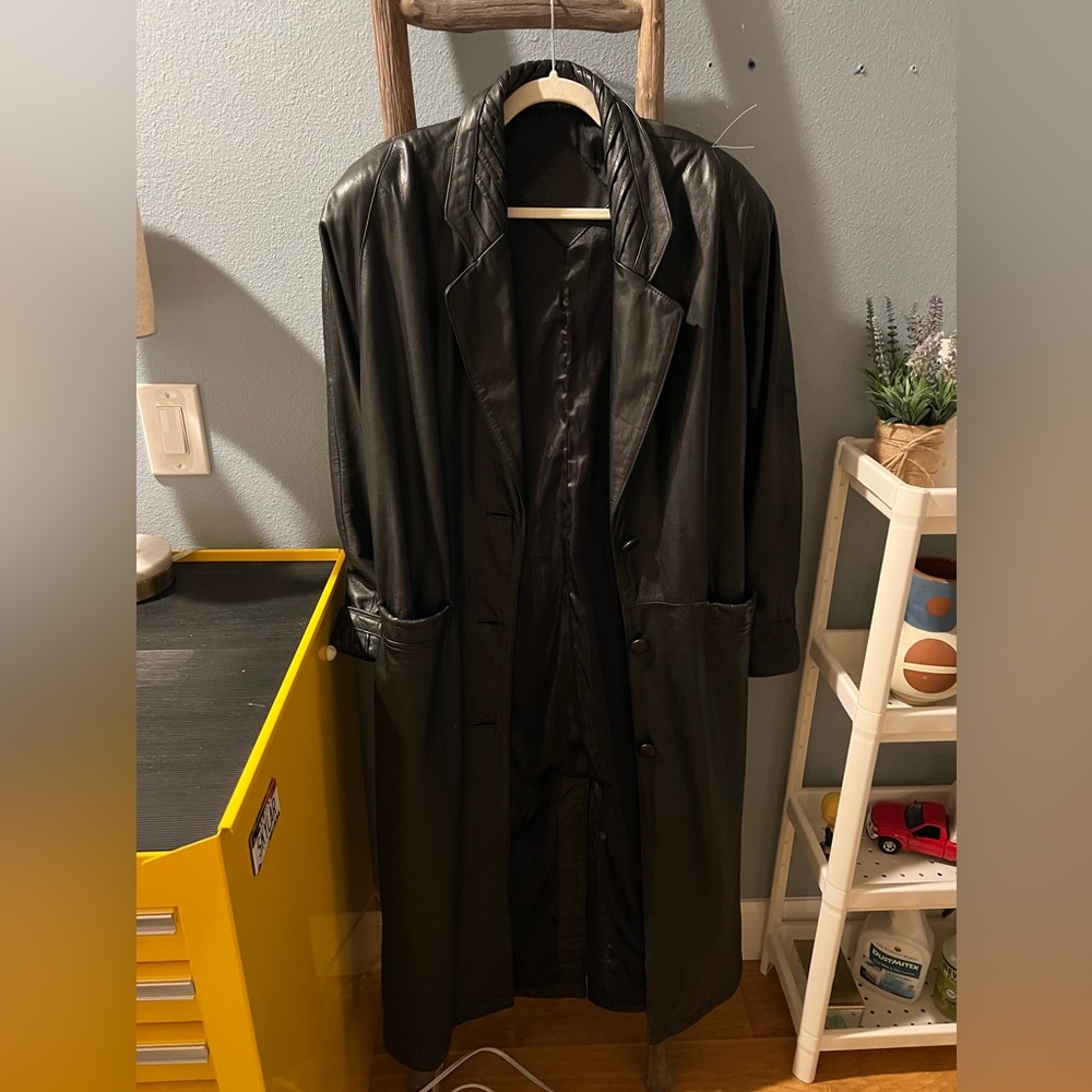 Designer leather jacket